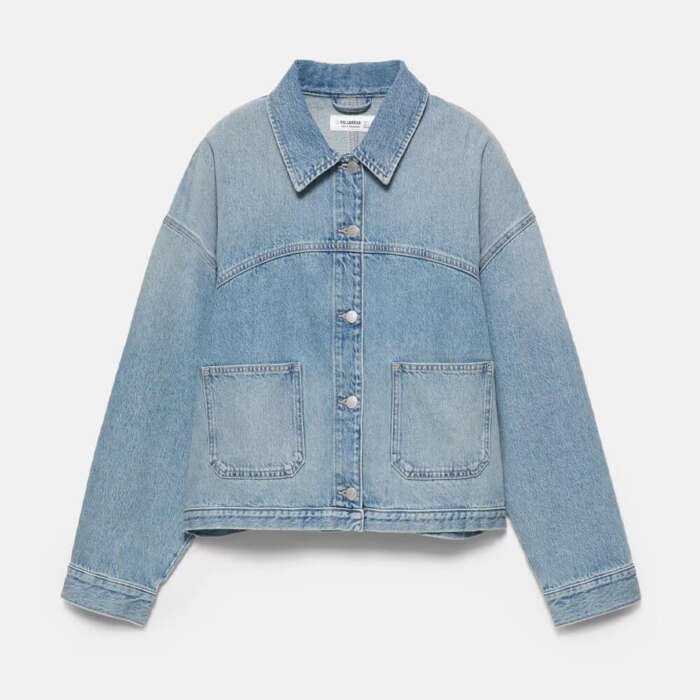 Boxy denim overshirt