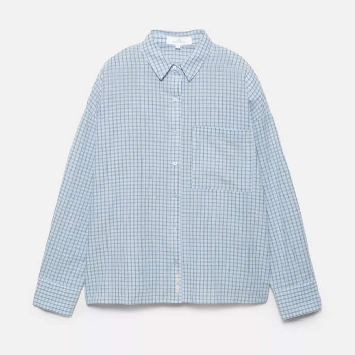 Check shirt with pocket